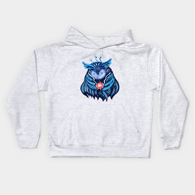 Owl Kids Hoodie by valentyna mohylei